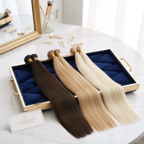 Premium European Slavic Hair - Pre Bonded (I-Tip)