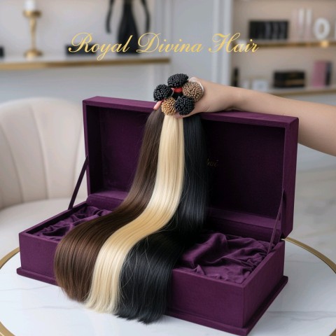 Premium European Slavic Hair - Pre Bonded (I-Tip)