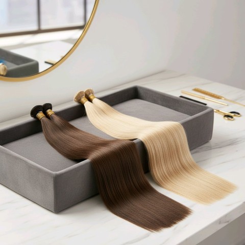 Premium European Slavic Hair - Pre Bonded (I-Tip)