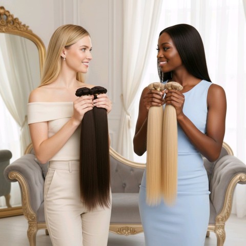 Premium European Slavic Hair - Machine Weft Hair